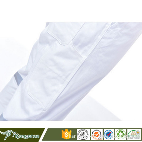 European Two Piece Painters White Overalls Work